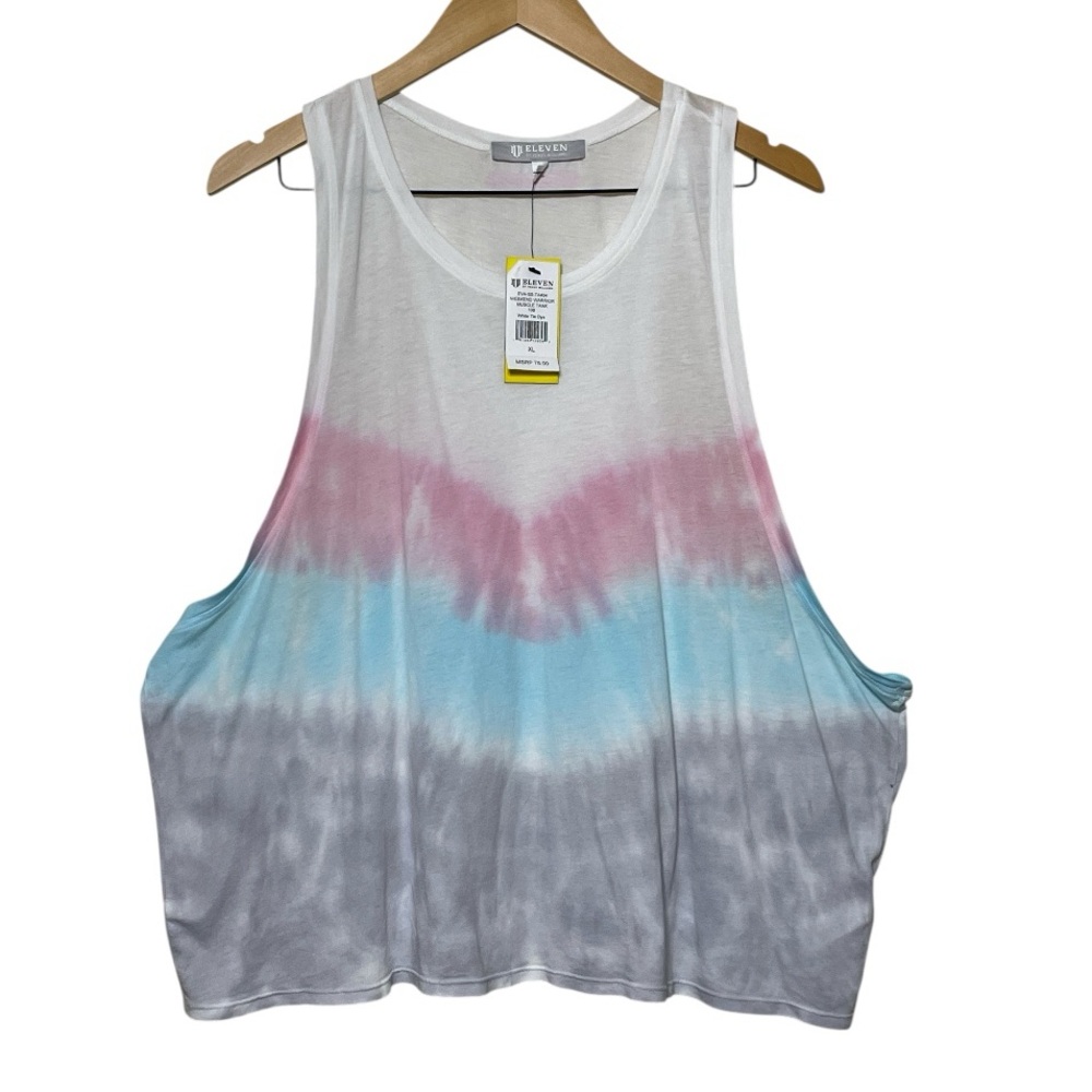 EleVen by Venus Williams Weekend Warrior Muscle Tank Tie Dye XL